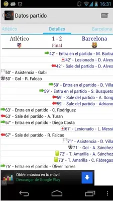 Social Futbol - Resultados android App screenshot 2